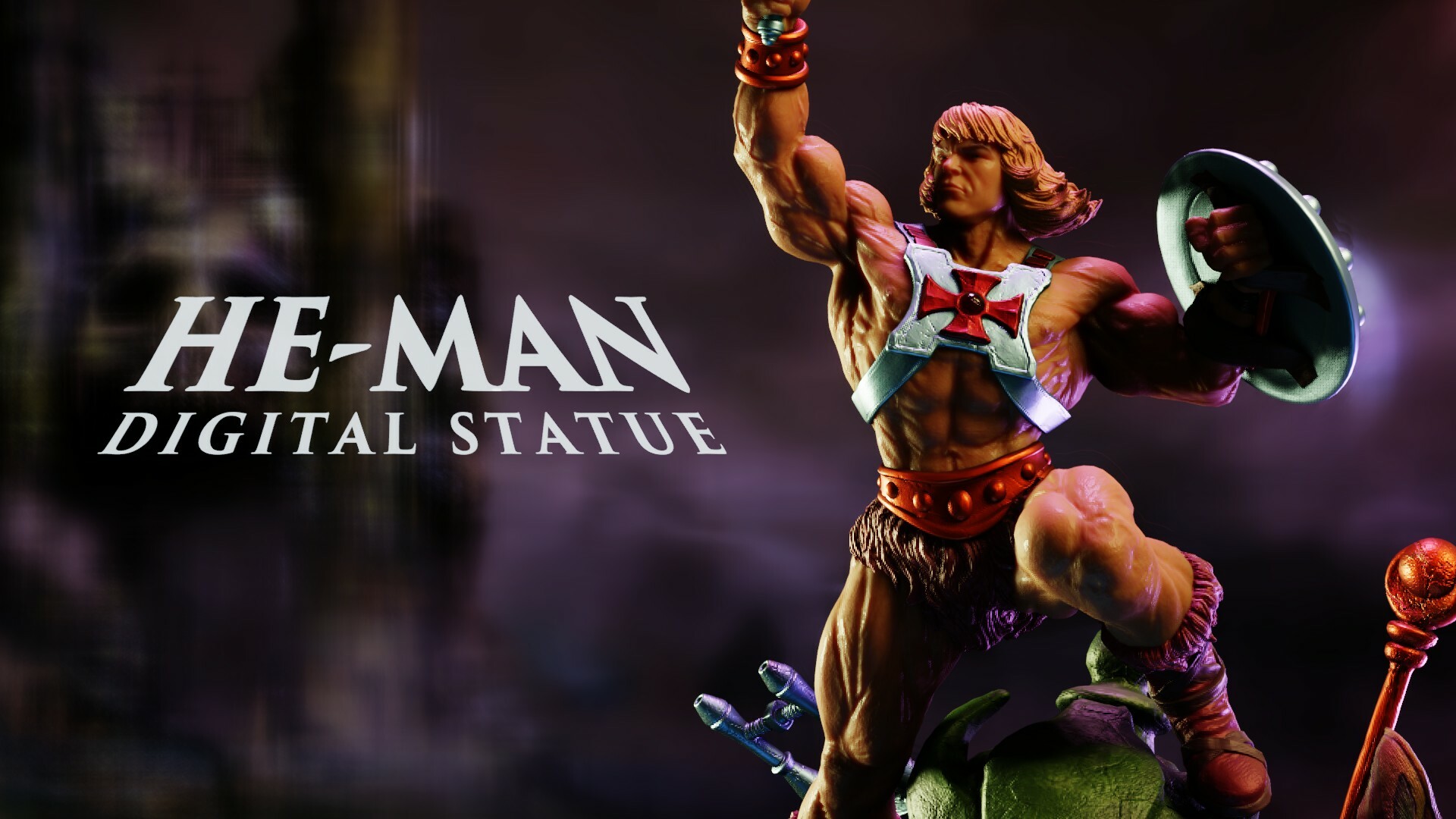 He man the most. He man Statue.