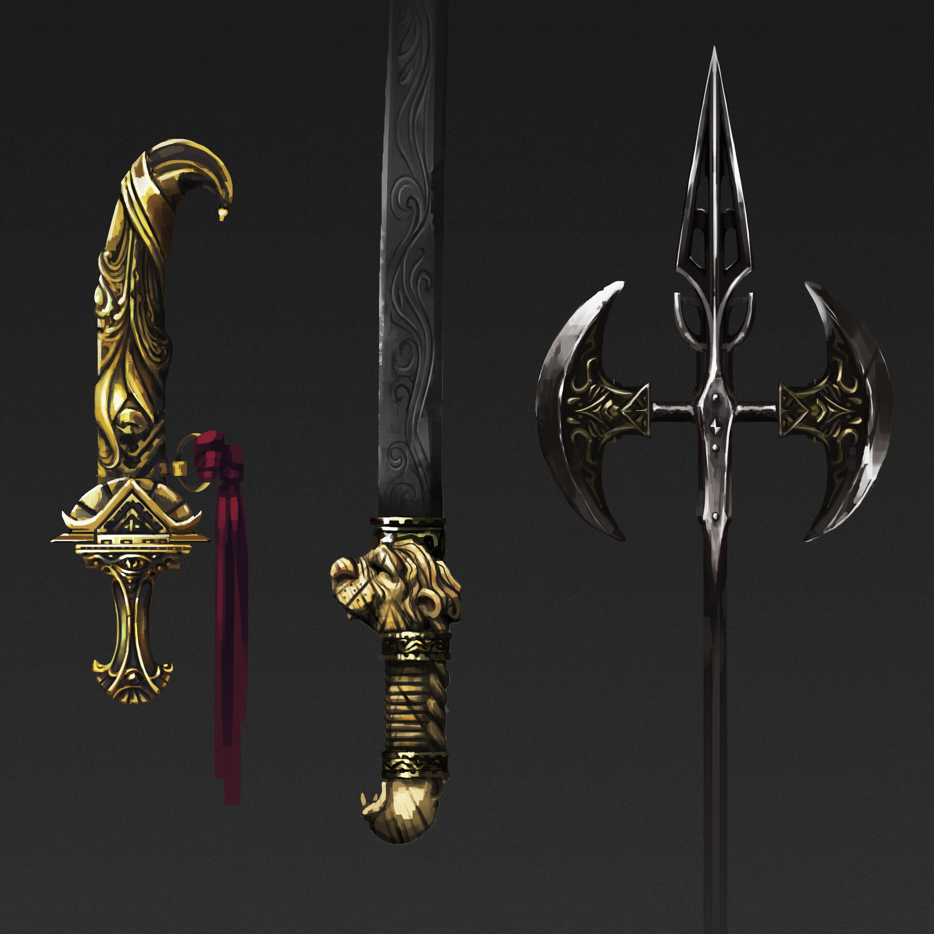 ArtStation - Assortment of Weapons