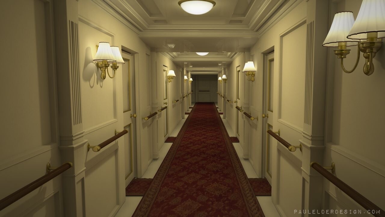 Inside The Titanic (Cabins and Hallways) 