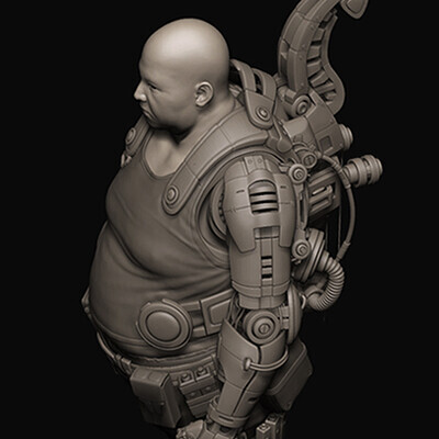 ArtStation - An overweight hero