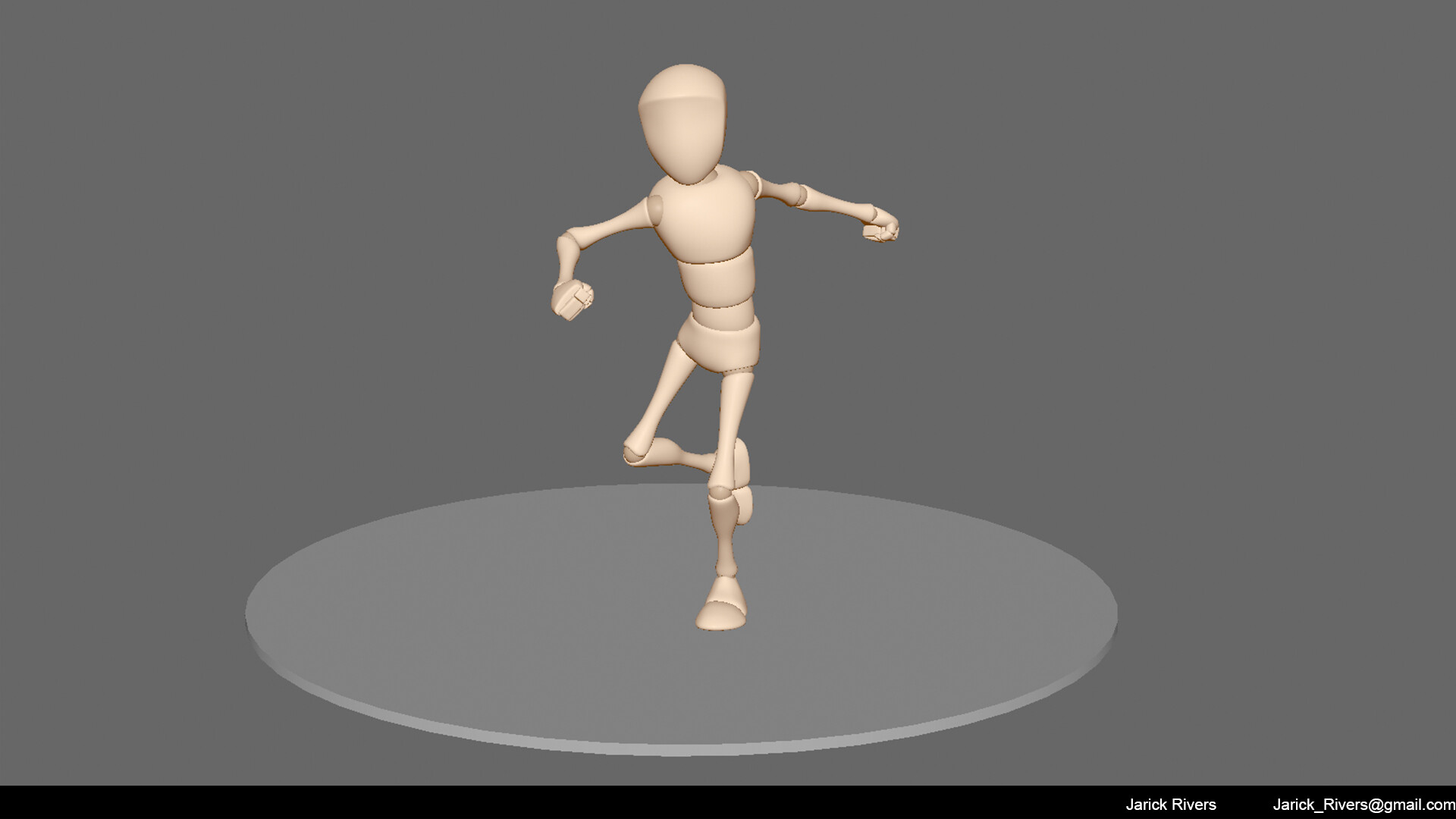 ArtStation - Toddler Run Animation