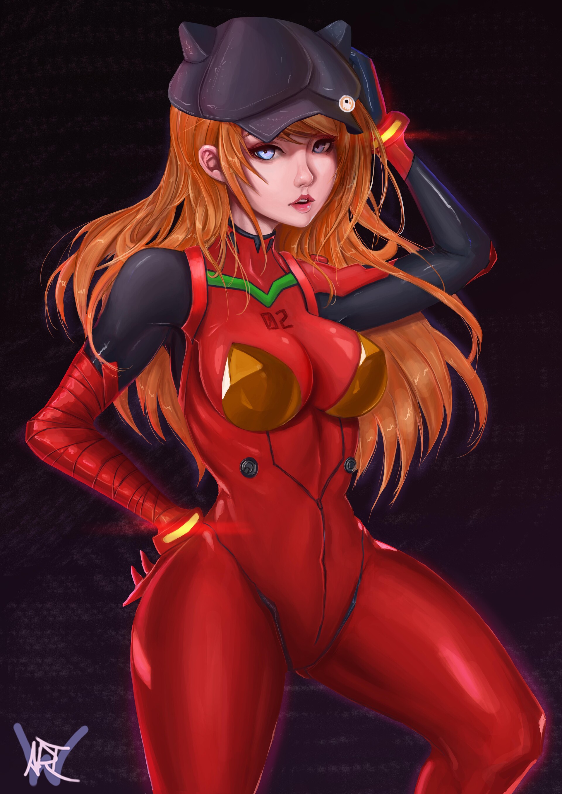 Asuka Langley Evangelion Fan art At a certain point i just need to say im d...