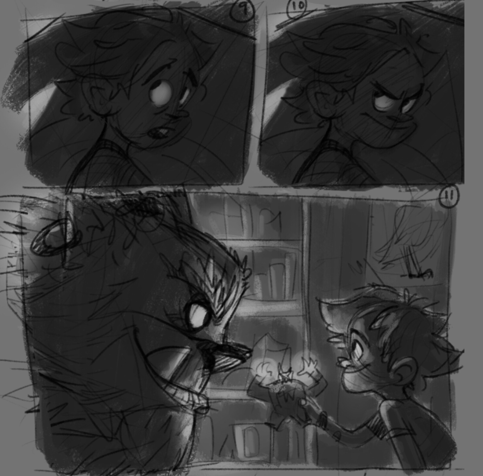 My Sense Creature sketches #4