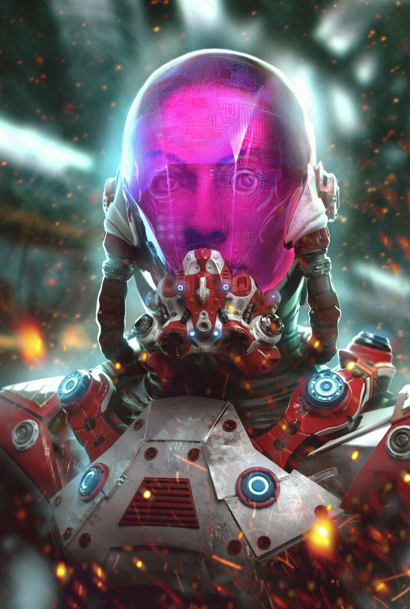 Wojtek Kaleta - Female-Warrior Exploration Outer-Space Suit