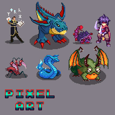 ArtStation - Pixel Art MDZ2 Crafting Workshop Gif Animation