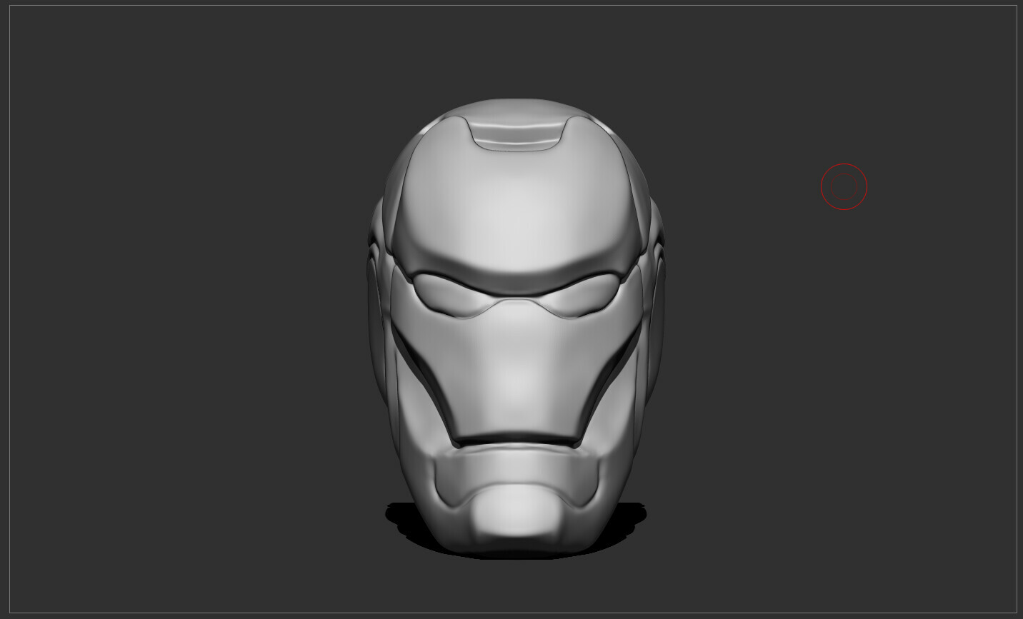 ArtStation - IRON MAN Head (WIP)