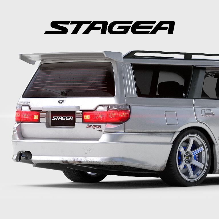 Nissan stagea схема