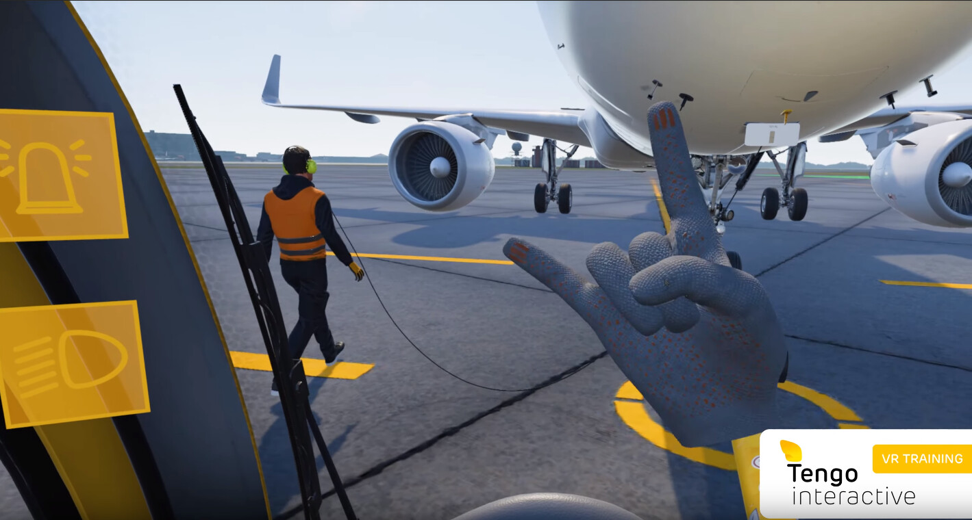 ArtStation PUSHBACK DRIVER VR TRAINING. PUSHBACK WITH TOWBAR