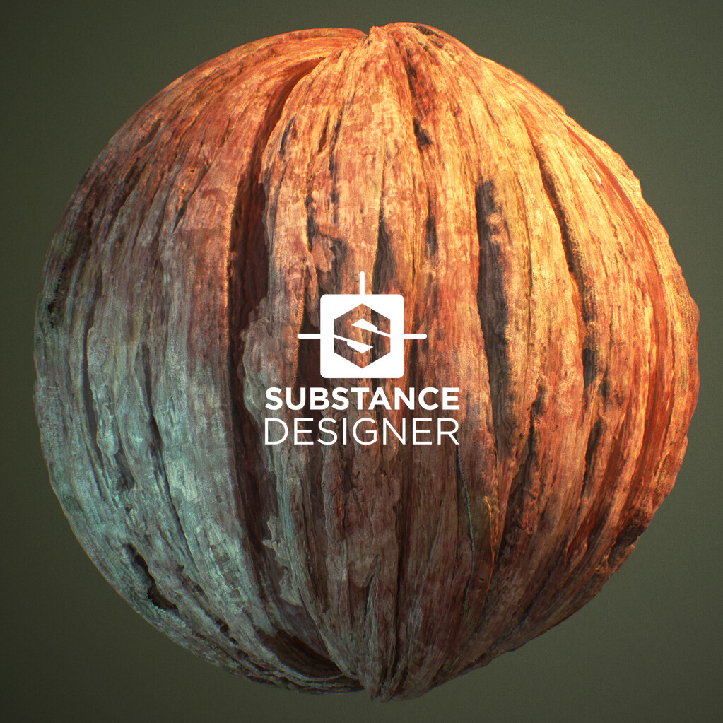 ArtStation - Cypress Bark Substance