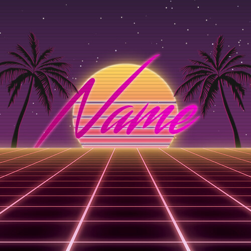 ArtStation - REVAMP RETRO 80´s (HEADER + LOGO)