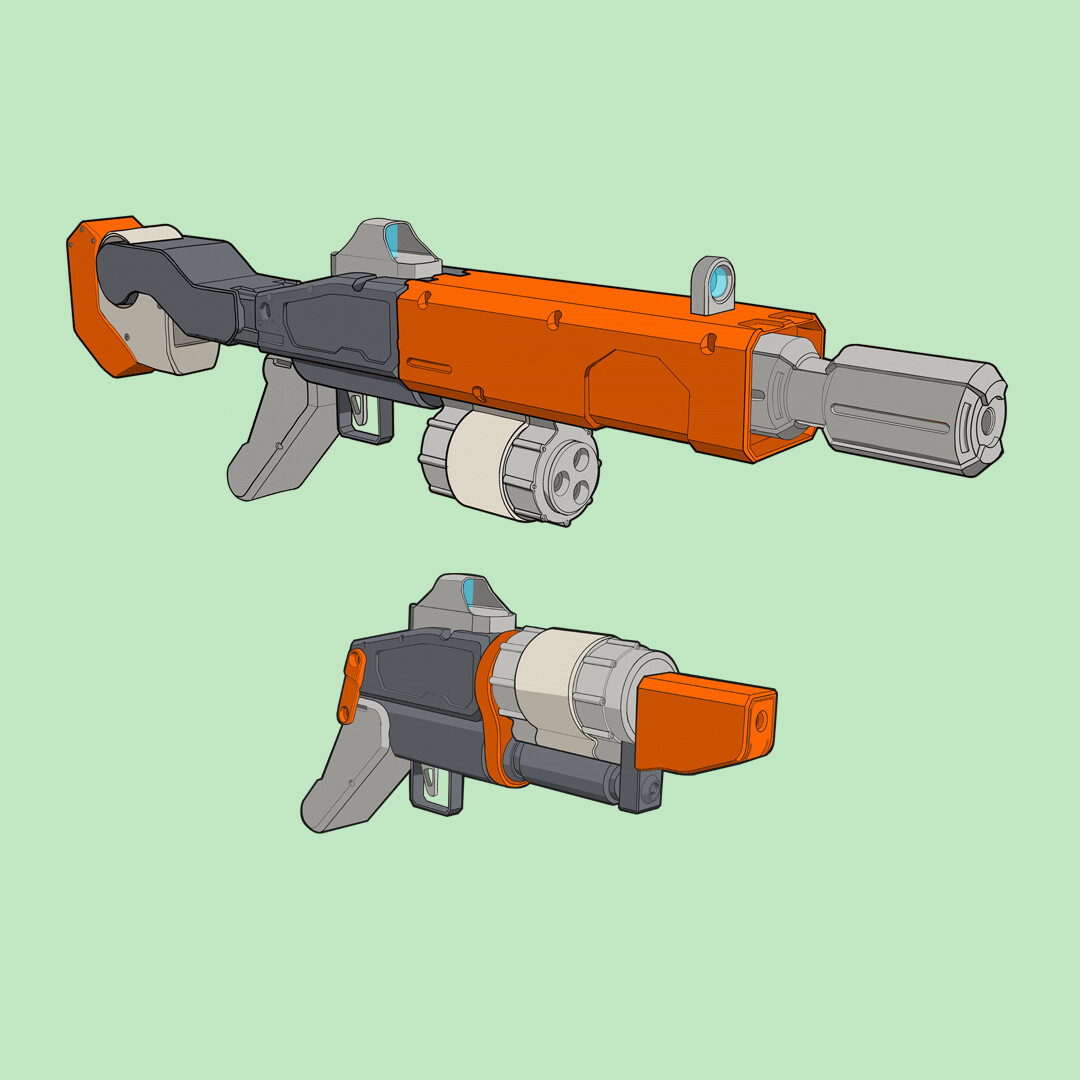 The 'Safety Orange' Set - Concept Art