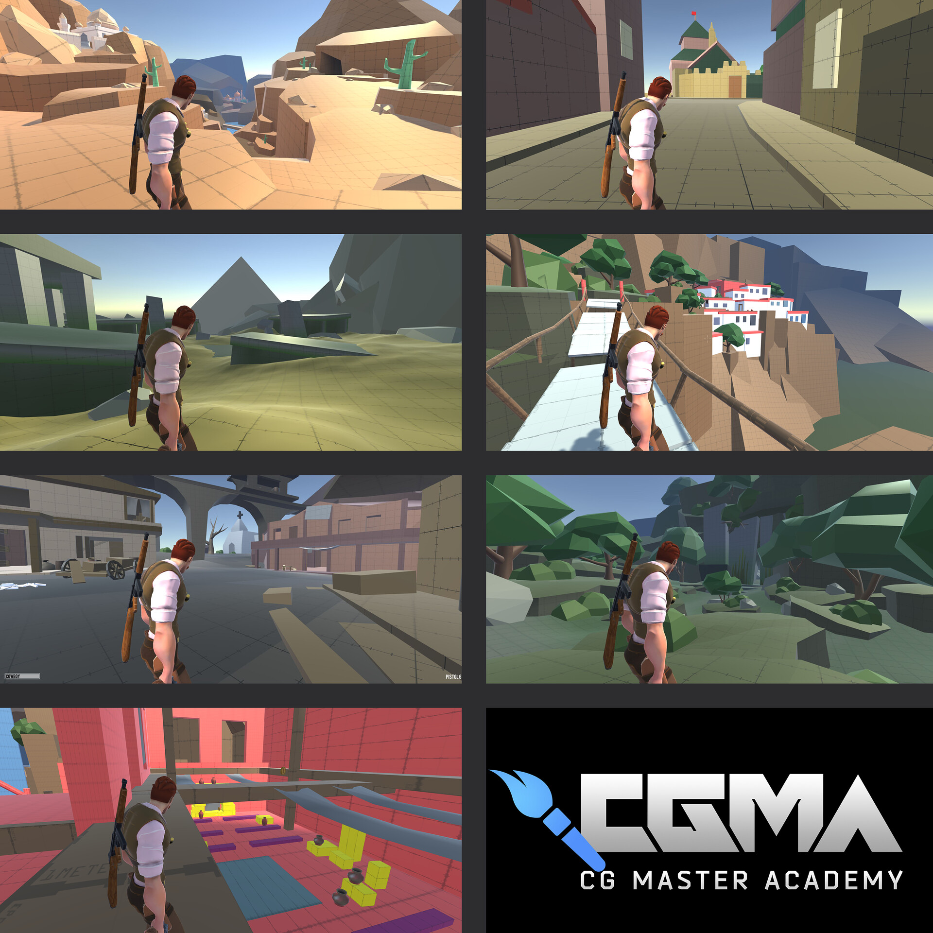 Natalia tiurina projects for cgma level design course