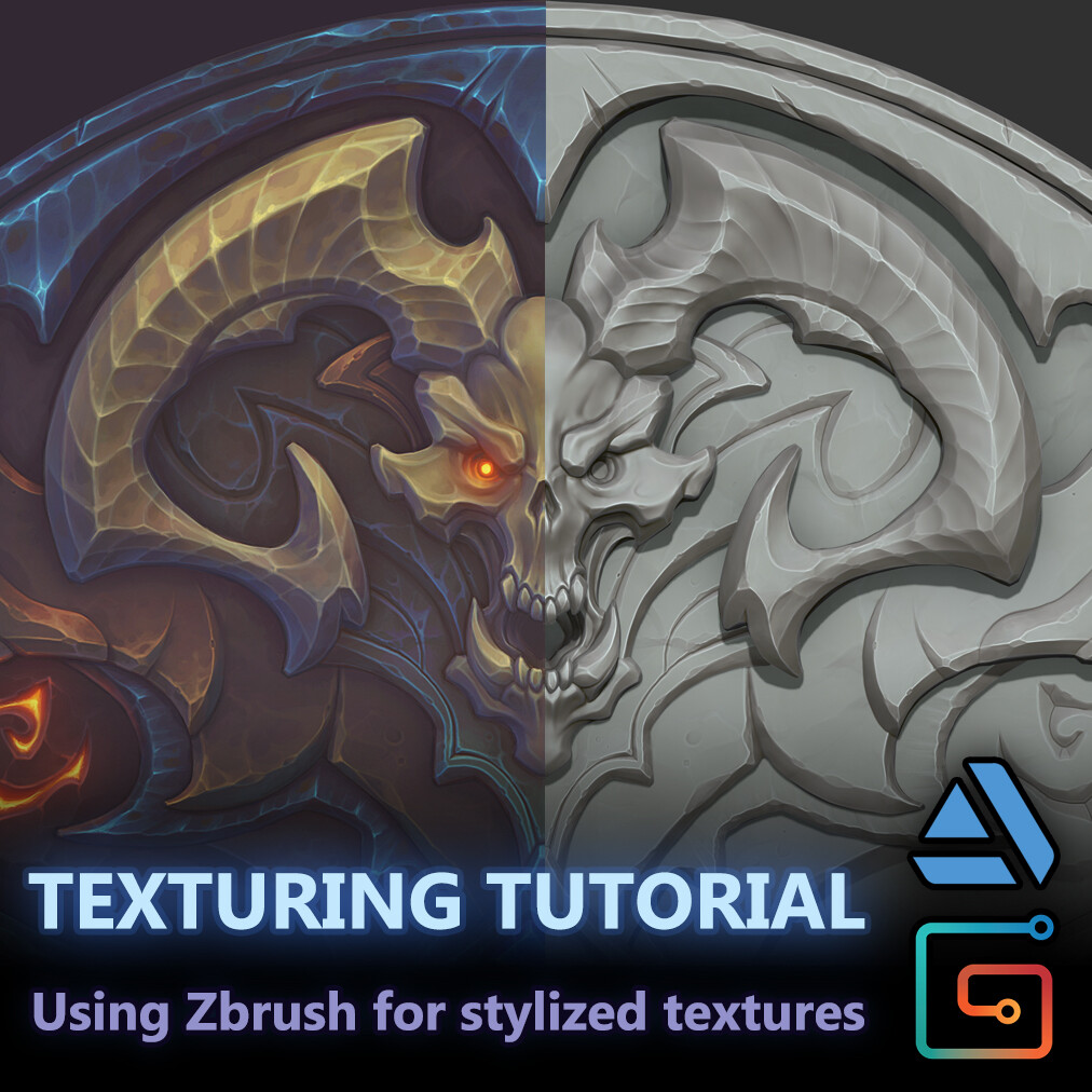 texturing tutorial using zbrush for stylized textures