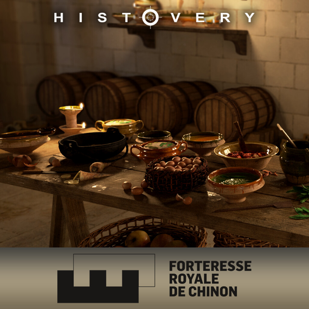 Forteresse Royale de Chinon - Medieval Kitchens