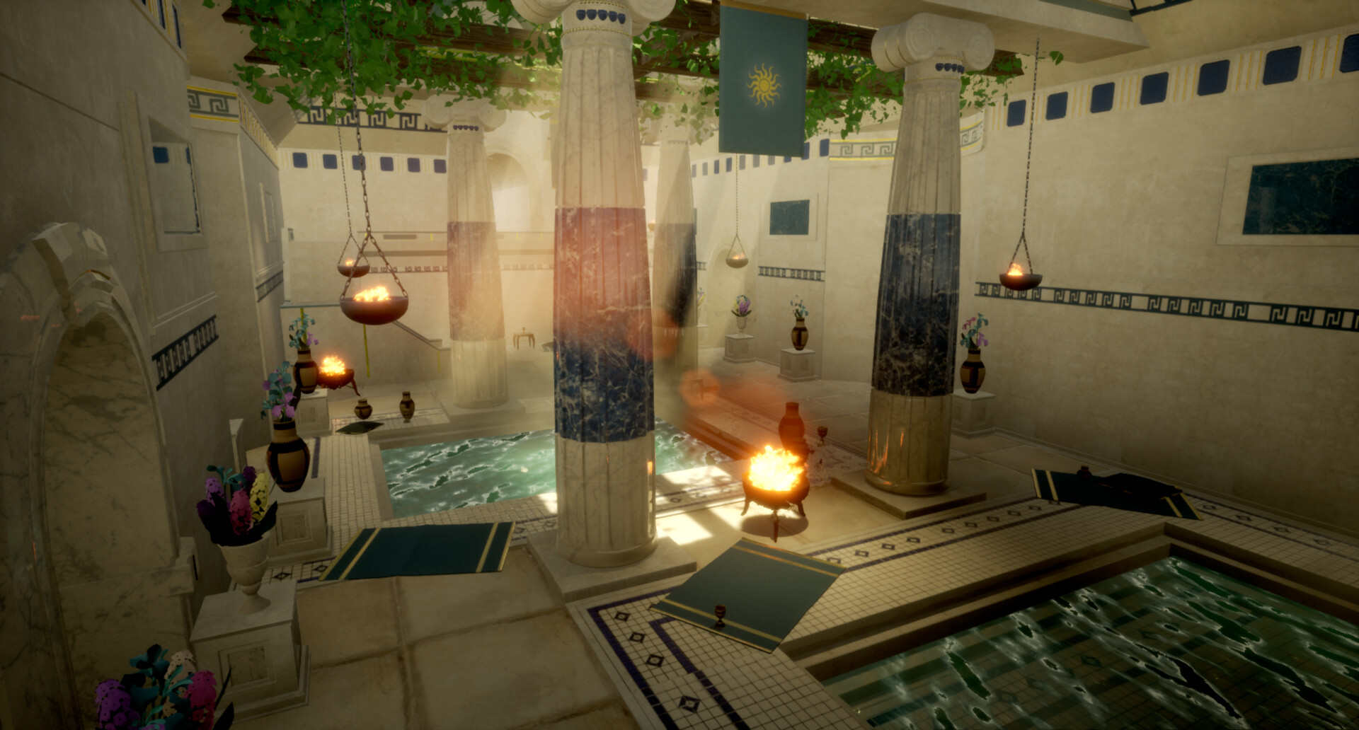ArtStation Greek Baths