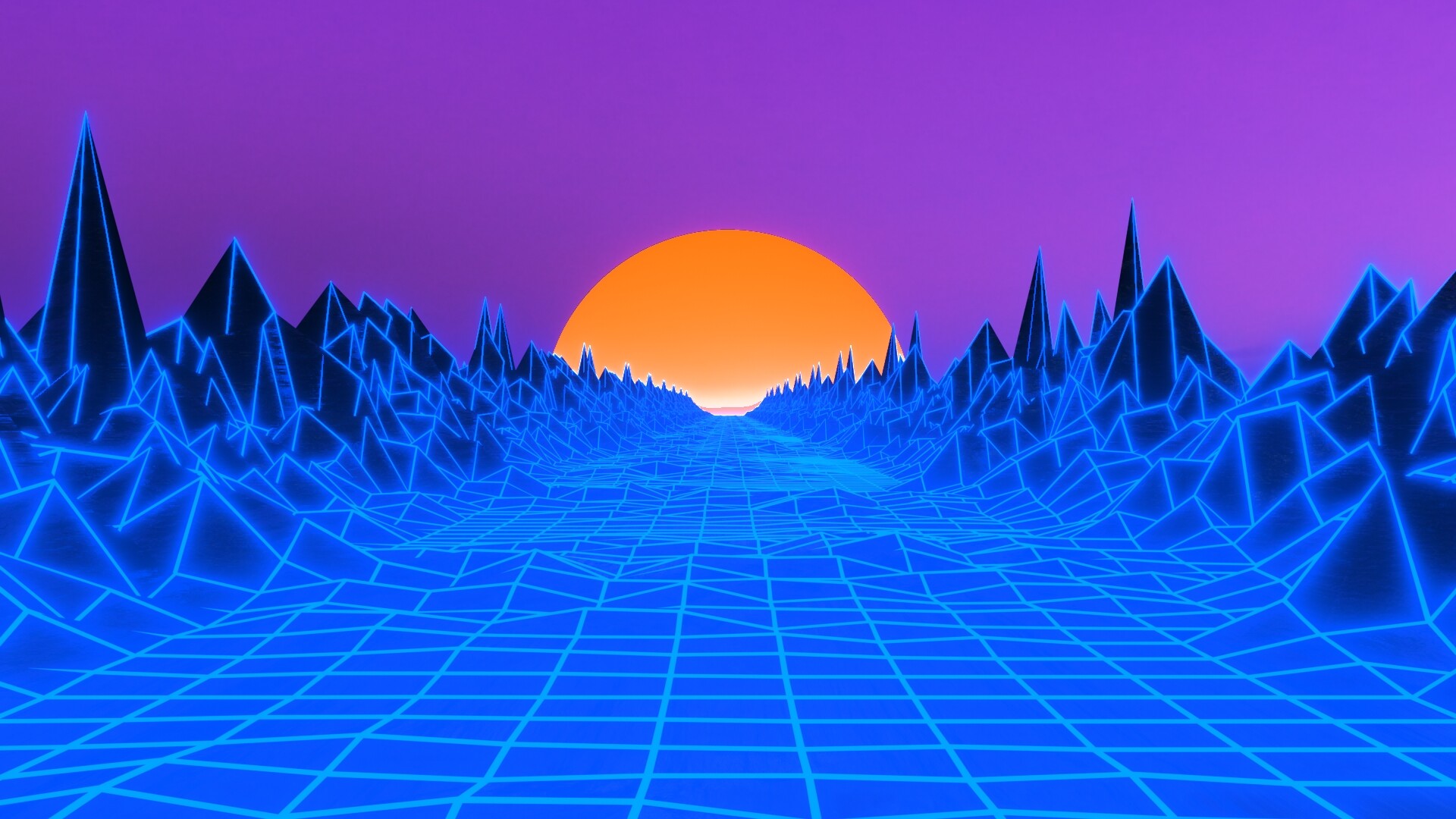 ArtStation - 80's seamless looping animation