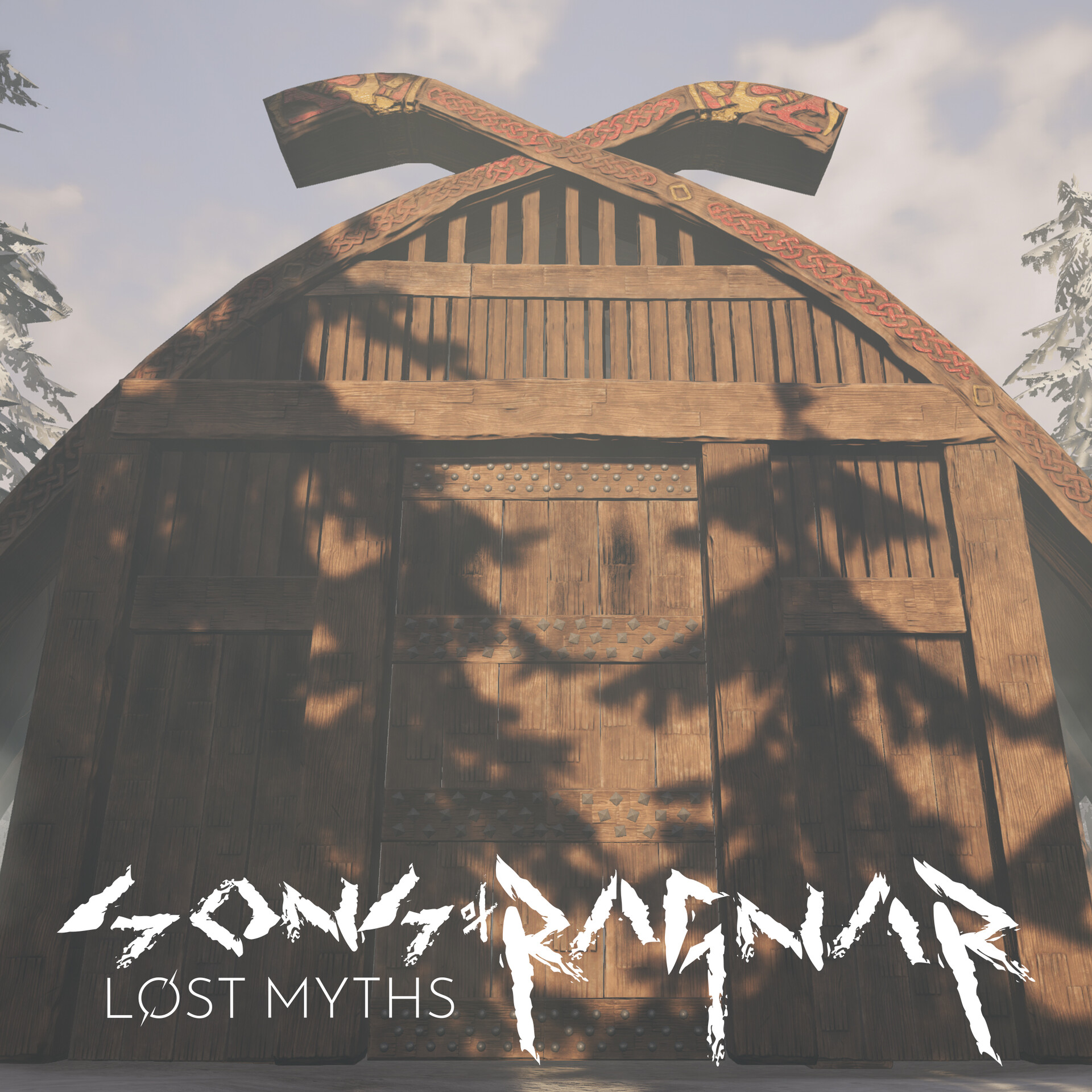 ArtStation Outside The Viking Hall