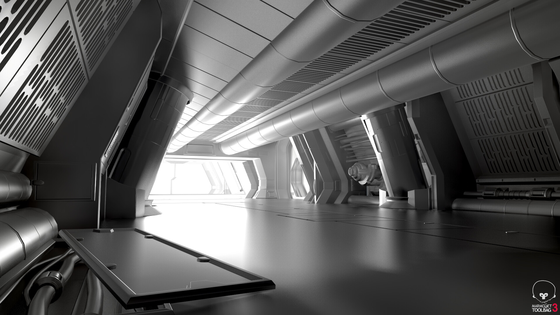 Artstation Star Wars Ship Interior Aaran Burnett