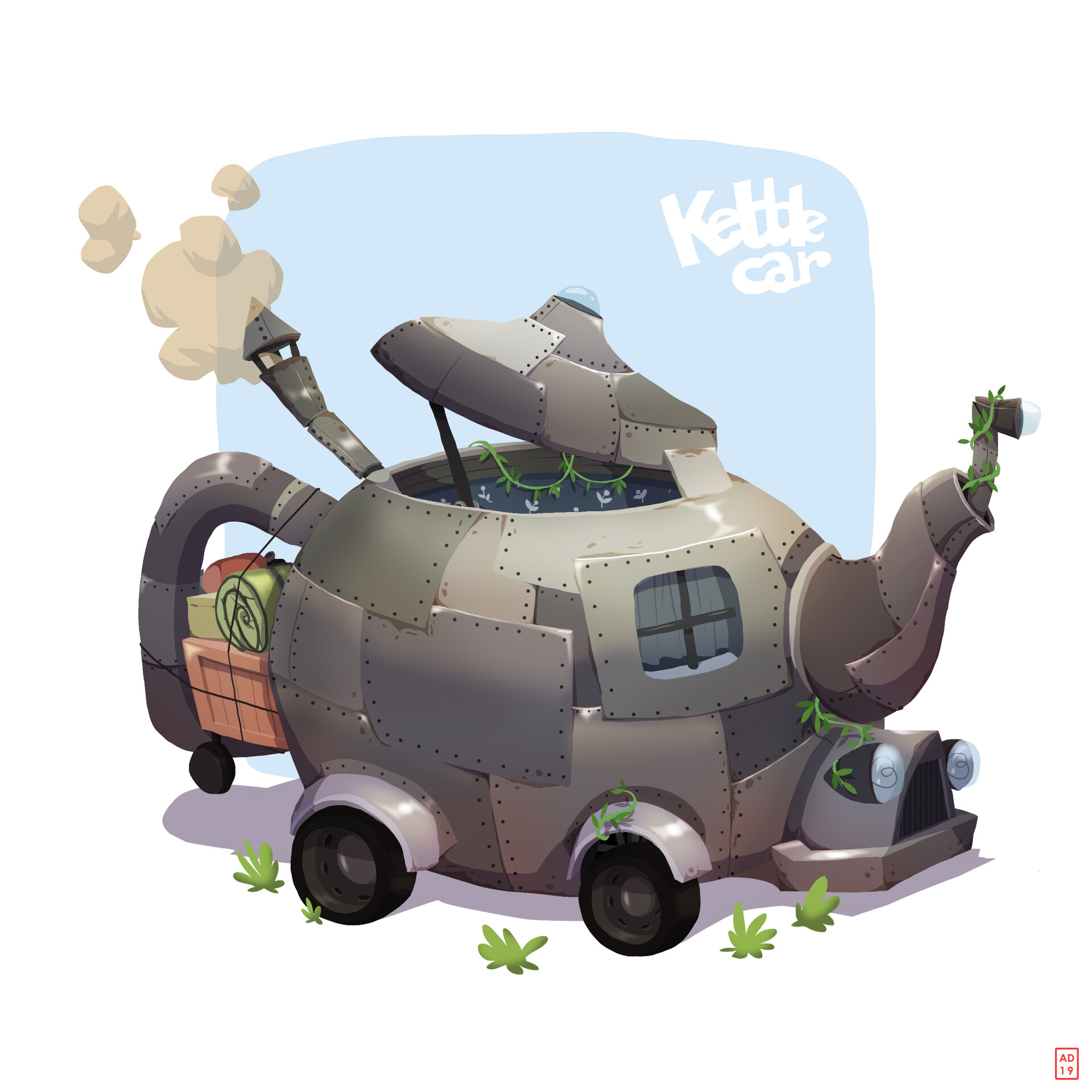 ArtStation Kettle Car
