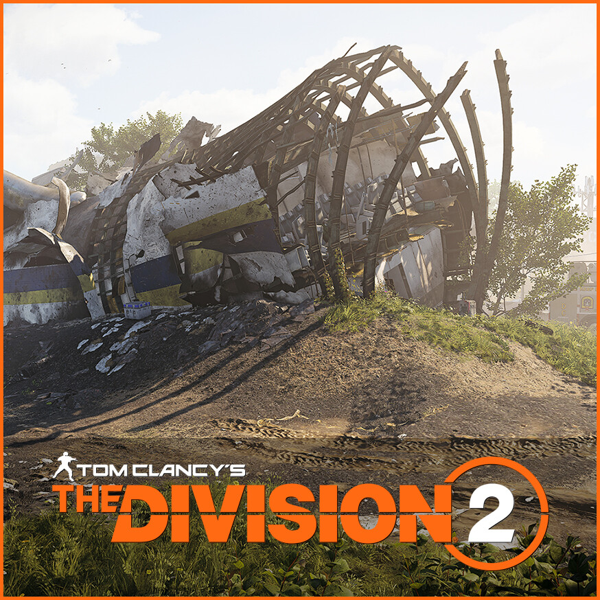 ArtStation The Division 2 Crash Site