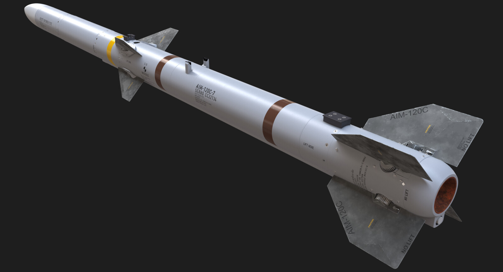 AIM-120C AMRAAM Missile