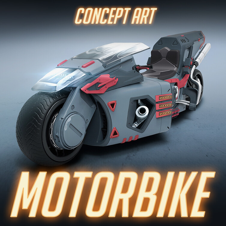 ArtStation Concept Design Motorbike Cyberpunk    Jgjfjjhfhl 