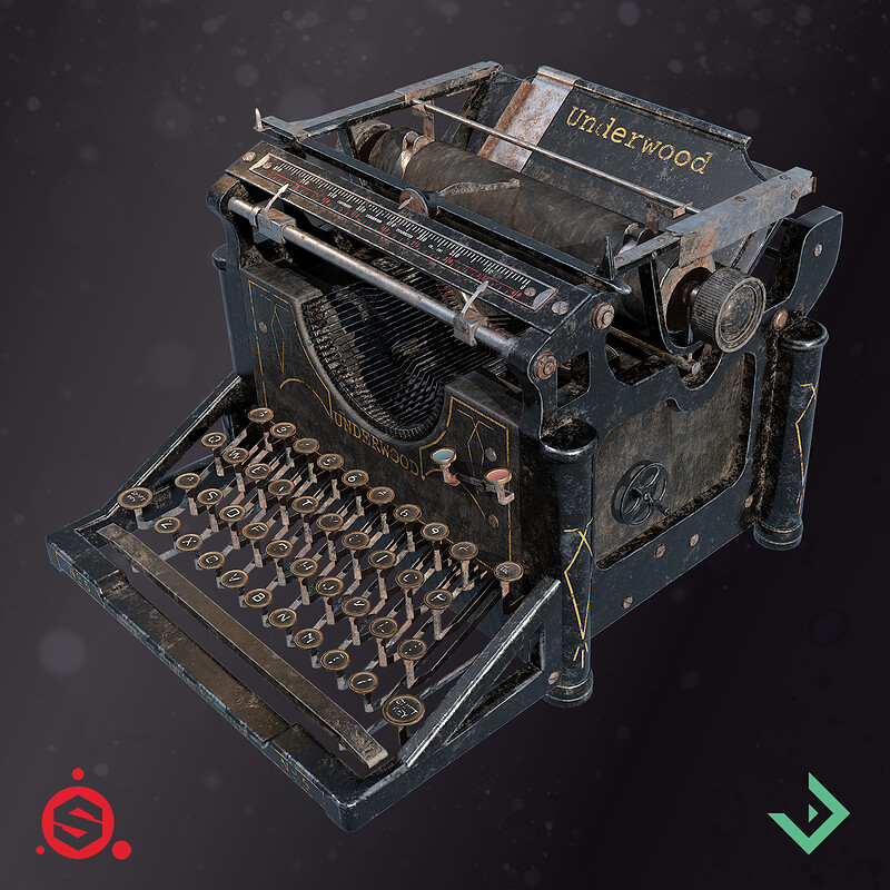 Vintage Typewriter Underwood No 5