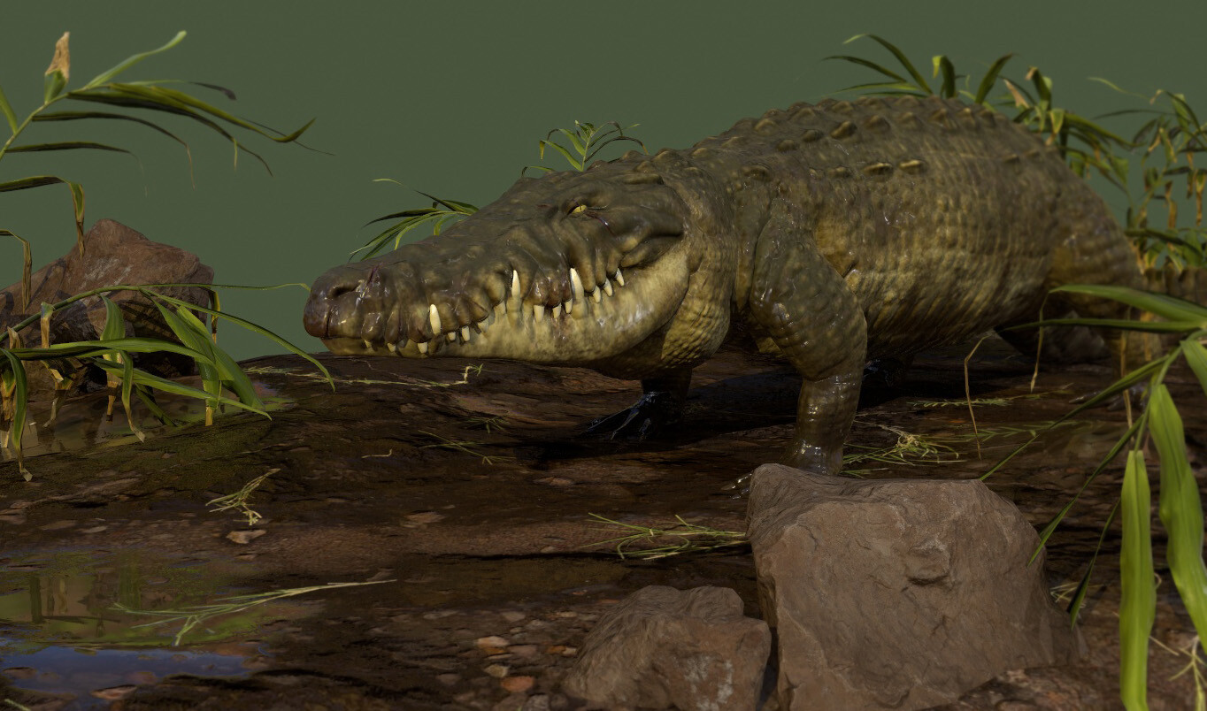 ArtStation - Nile Crocodile