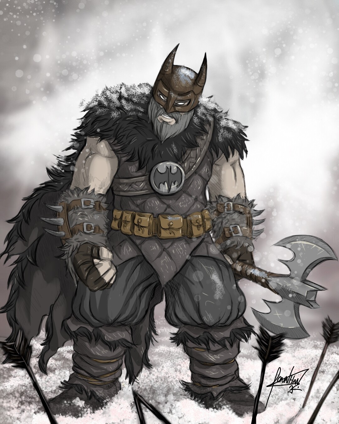 ArtStation Batman Viking