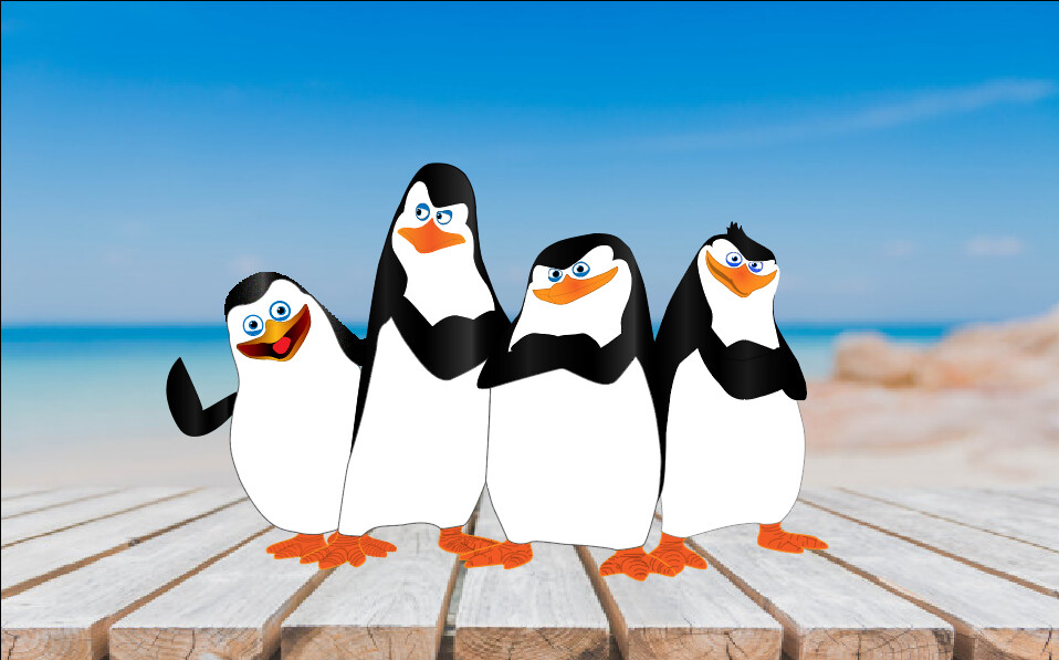 ArtStation - os pinguins de madagascar