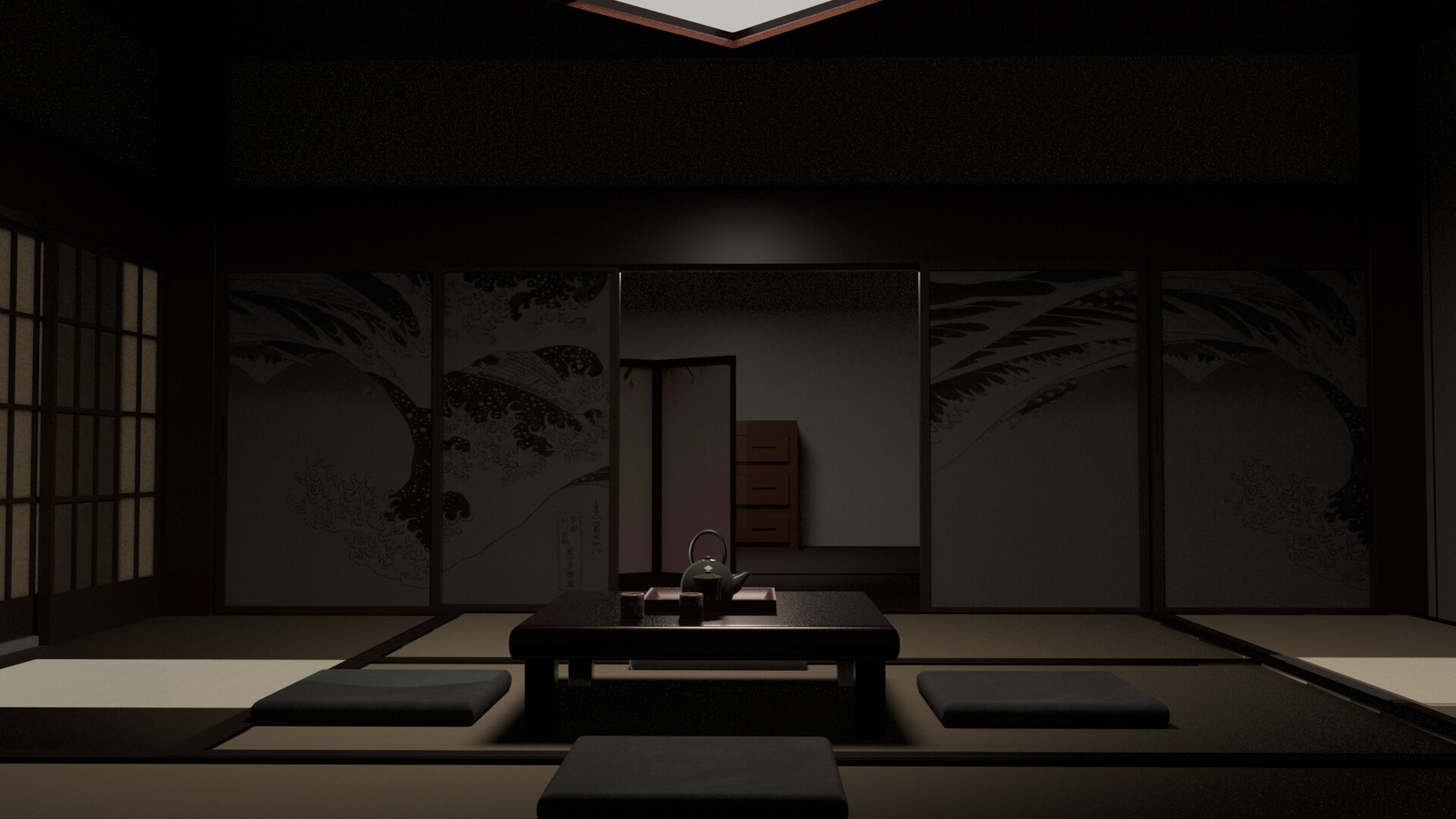 ArtStation - Traditional Japanese room