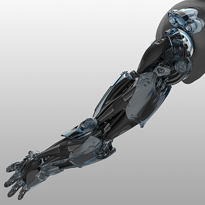 ArtStation - Prosthetic Bionic Arm