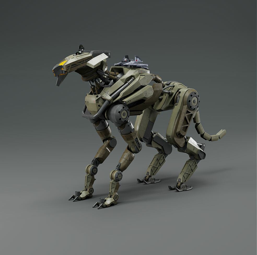 ArtStation - Robot Dog (HR-T01: The Tracer)