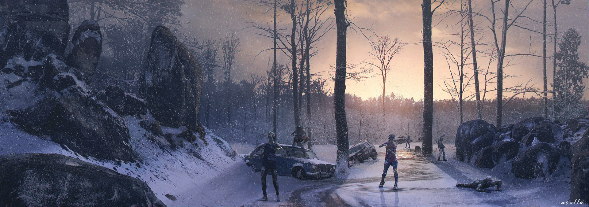 ArtStation - Winter Zombies