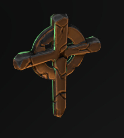 ArtStation - Cross Gravestone