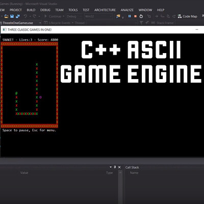 ASCII C++ Game Engine