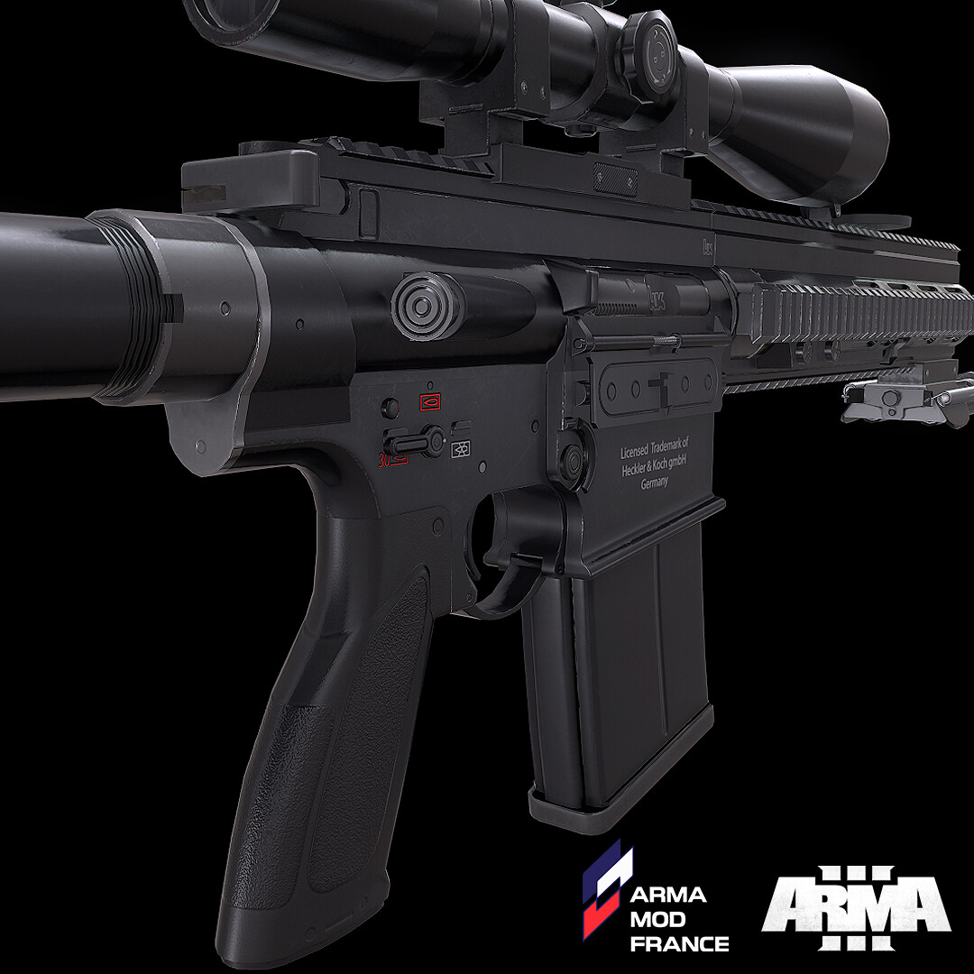 ArtStation - HK 417 Sniper