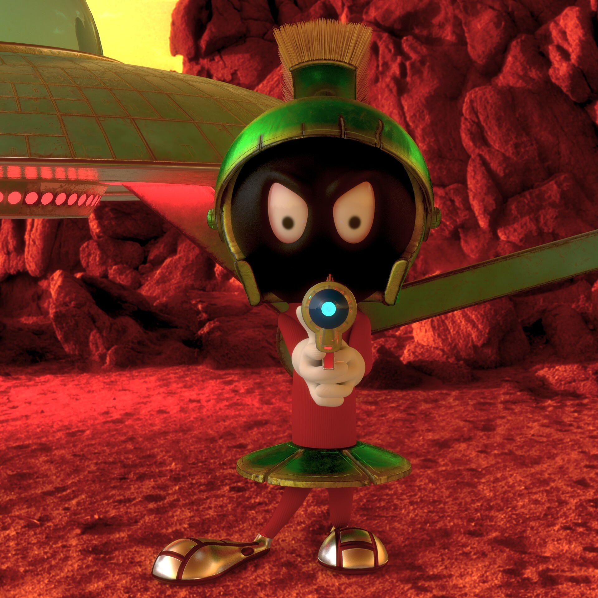 ArtStation - Marvin, the Martian