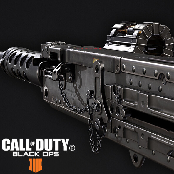 ArtStation Black Ops 4 Vehicle Mounted Machine Gun