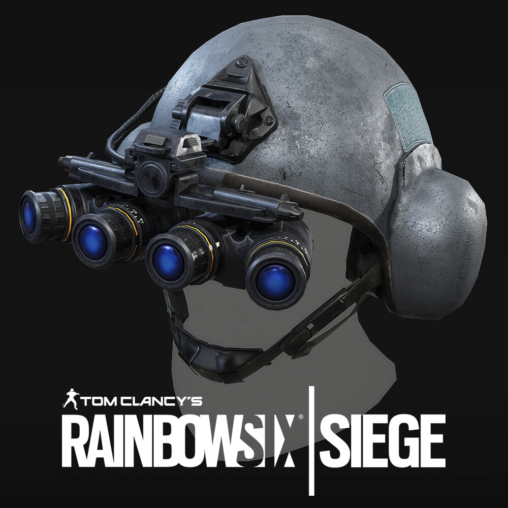 Artstation Rainbow Six Siege Bandit Shadow Brine Headgear Nahum Alonso