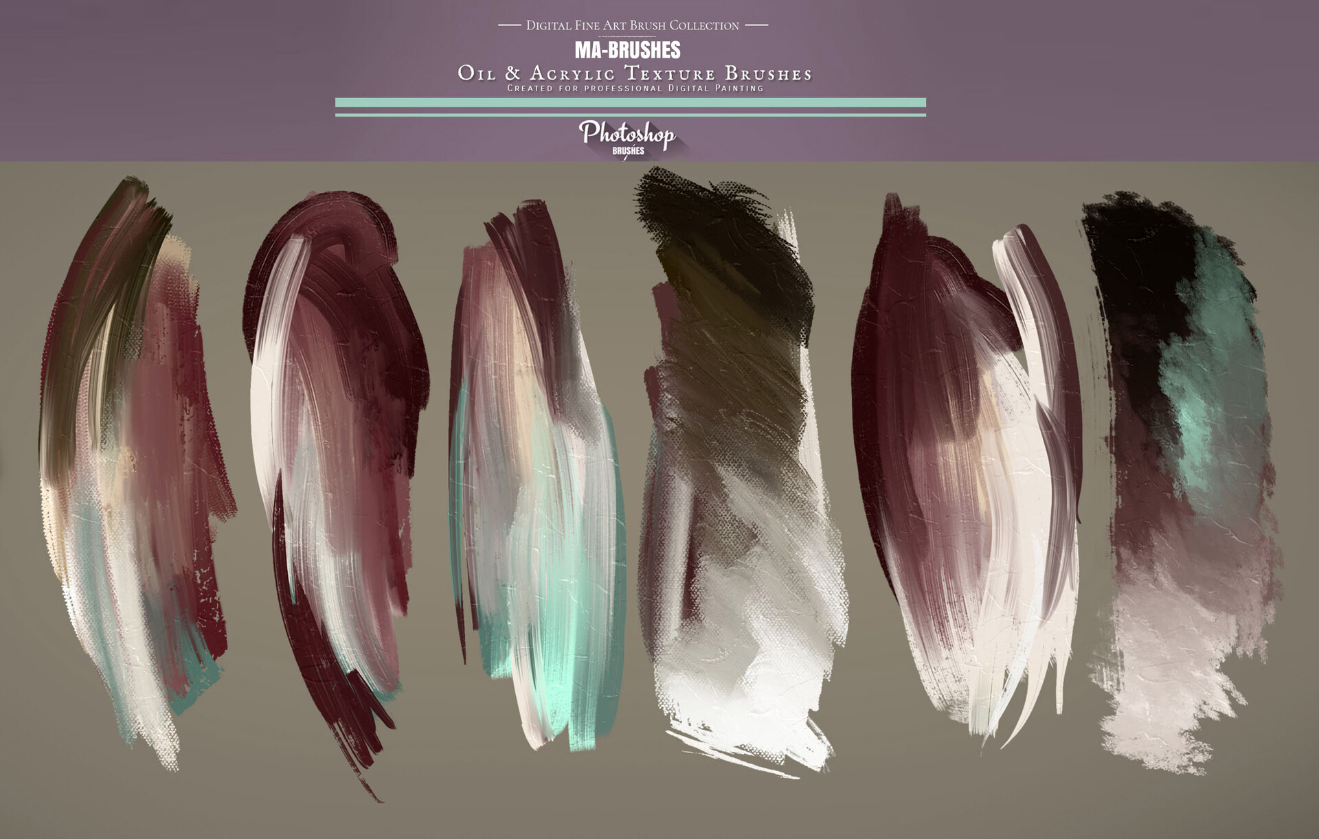 Artstation Photoshop Ma Brushes Painting Brushes With Oil Texture