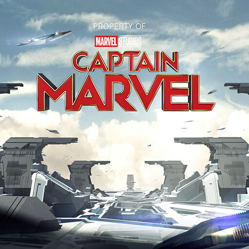 Captain Marvel's Kree city Hala concepts.