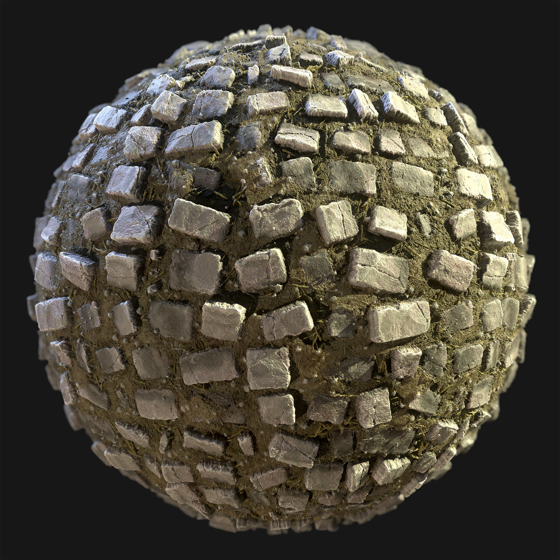 ArtStation - Old CobbleStone Material