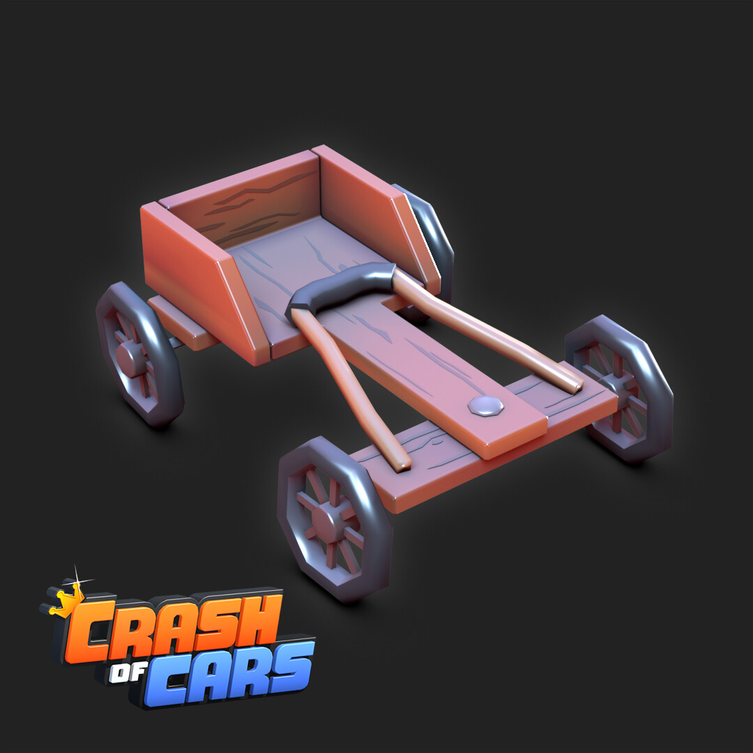 ArtStation - Mower - Crash of Cars - Vehicle