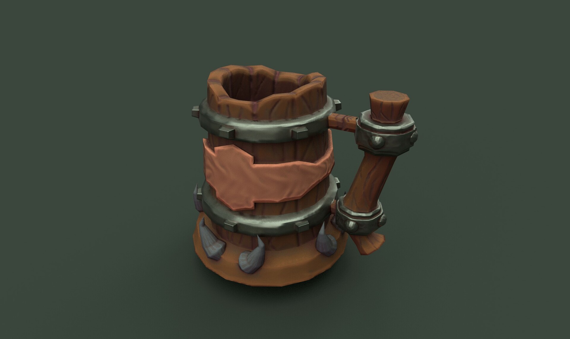 Artstation - Stylized Beer Mug