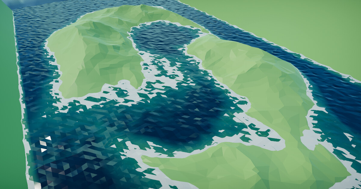 ArtStation - Low Poly Water in unity3d