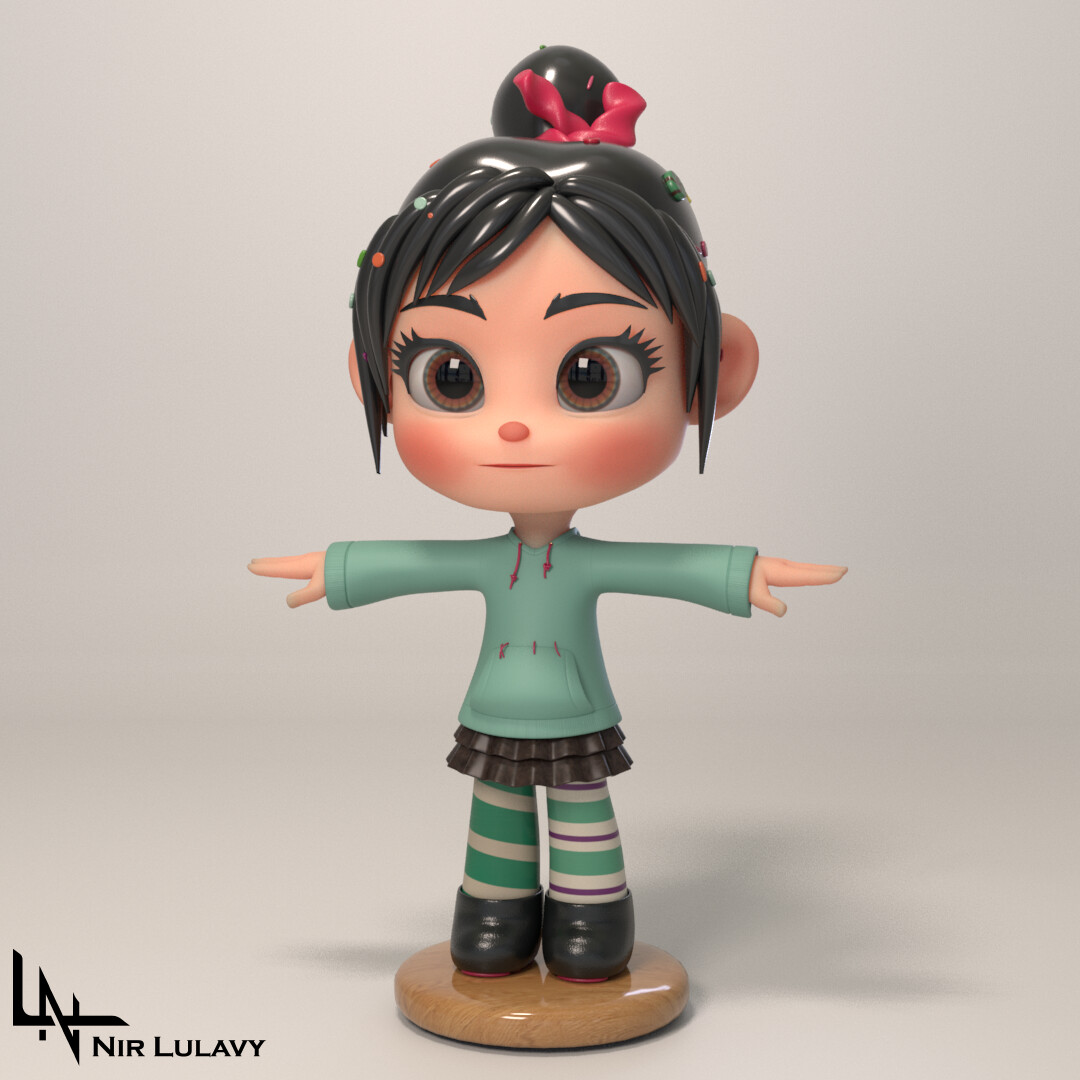 Vanellope Von Schweetz - 3D Model by ilham45