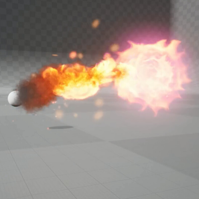 VFX Fireball Effect