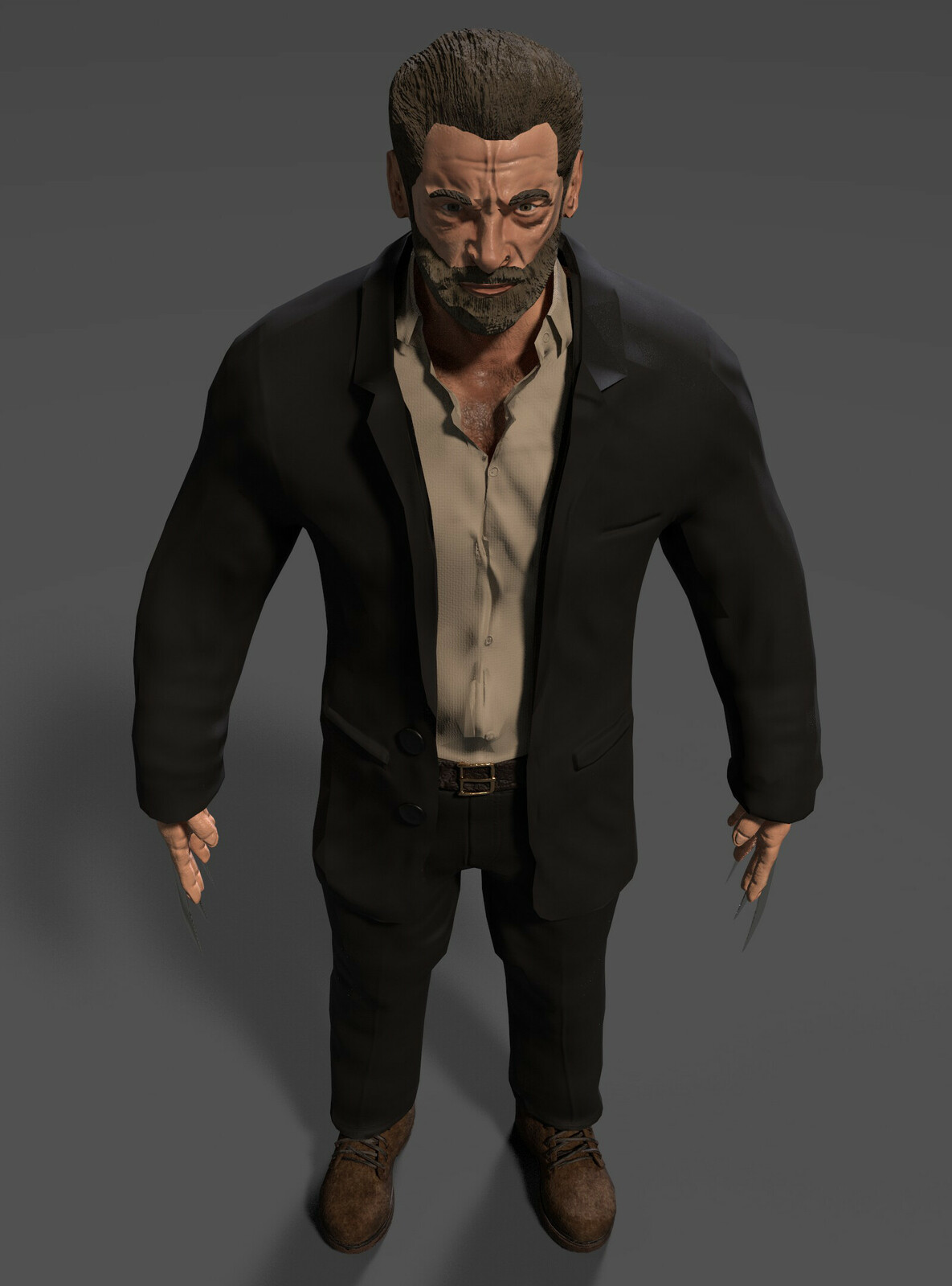 Artstation Logan Hugh Jackman Enok Karan