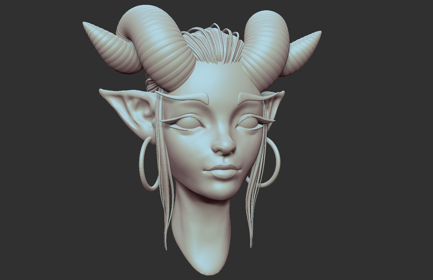 artstation-female-demon-head